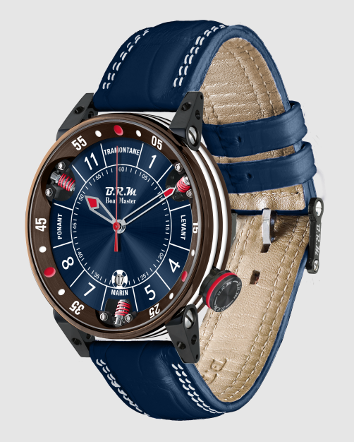 Review High Quality B.R.M Replica Watches For Sale BRM Boat Master BM6 BM6-44-SA-M-CBL-AGR-Croco